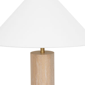 Worlds Away Brushed Brass Base Table Lamp - Available in 3 Colors