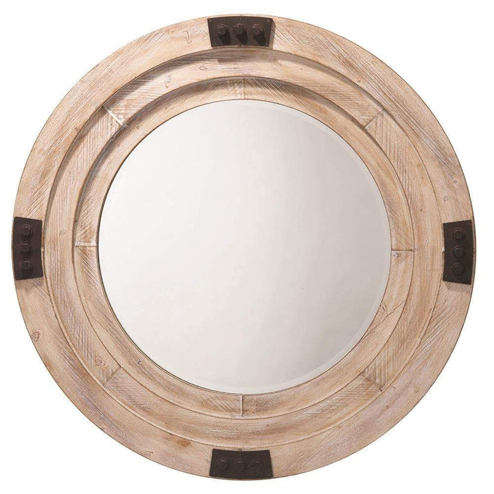 Jamie Young Jamie Young Foreman Mirror in whitewashed Wood BL616-M3
