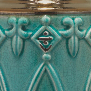 Jamie Young Jamie Young Tabitha Table Lamp in Turquoise Ceramic BL616-TL32