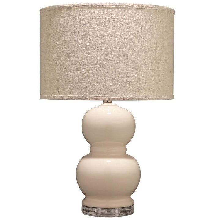 Jamie Young Jamie Young Bubble Ceramic Ivory Table Lamp BLBUBWW255MD
