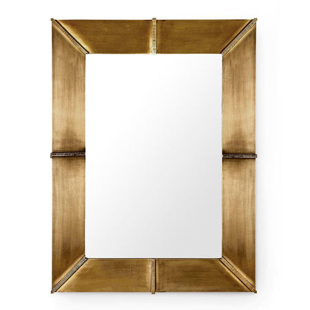 Llano Small Mirror - Antique Brass – Alchemy Fine Home