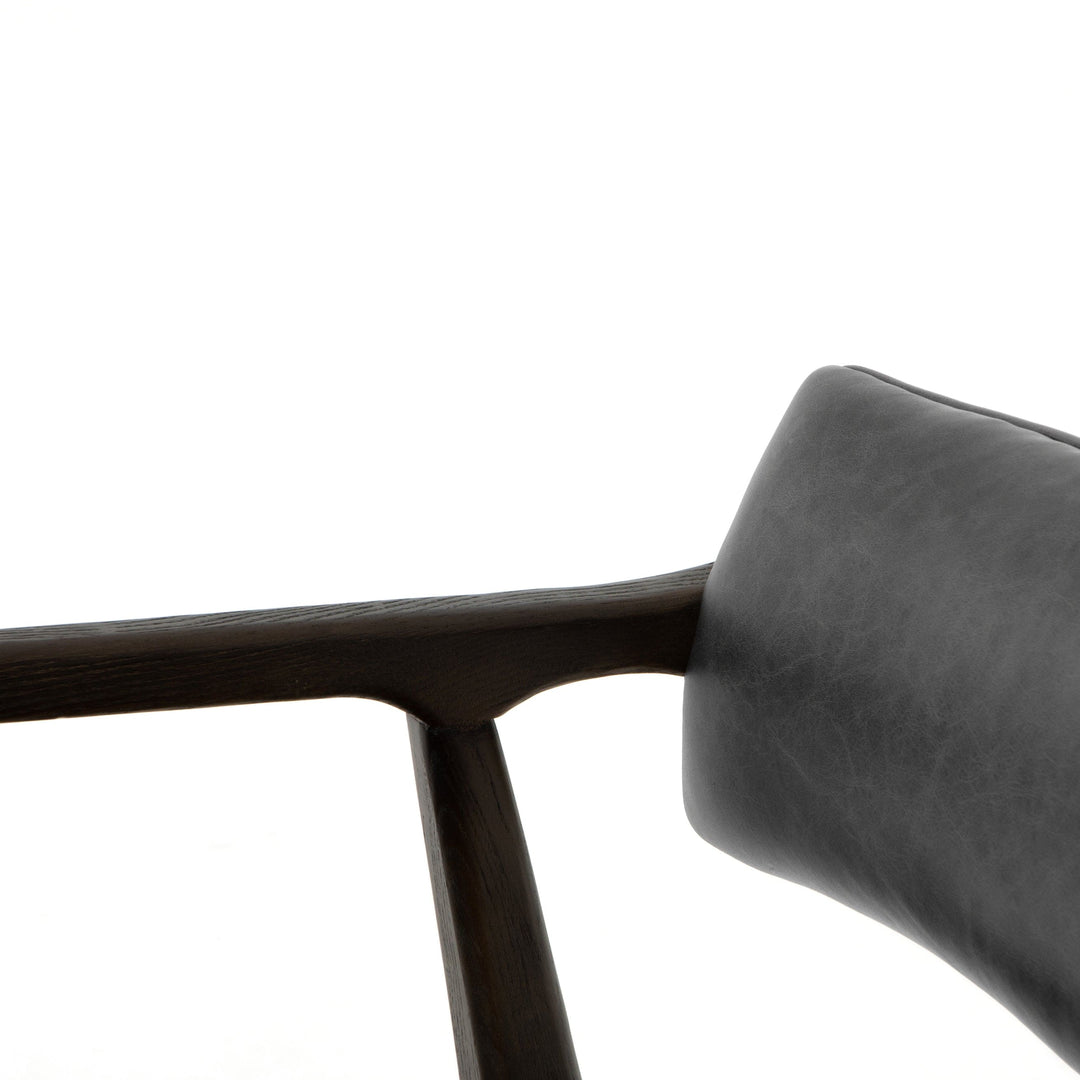 Ashley Mid Century Velvet Wood Arm Chair - Available in 2 Colors