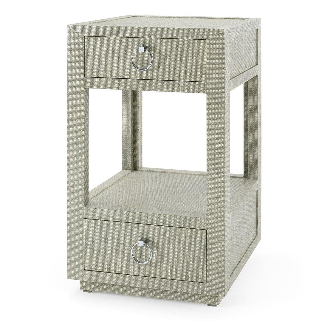 Nisha 2-Drawer Side Table - Available in 2 Colors