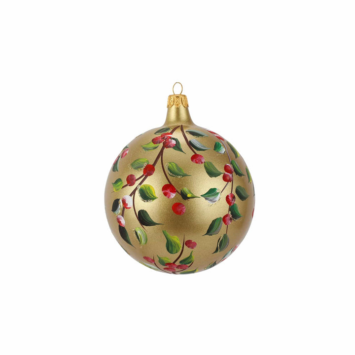 Vietri Vietri Cranberry Glass Ornament - Set of 4 CBR-2701