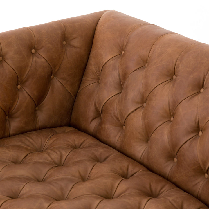 Lysander Leather Sofa - Natural Washed Camel