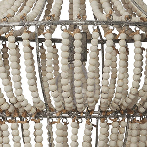 Jamie Young Jamie Young Blanca Chandelier in White Beads CH106
