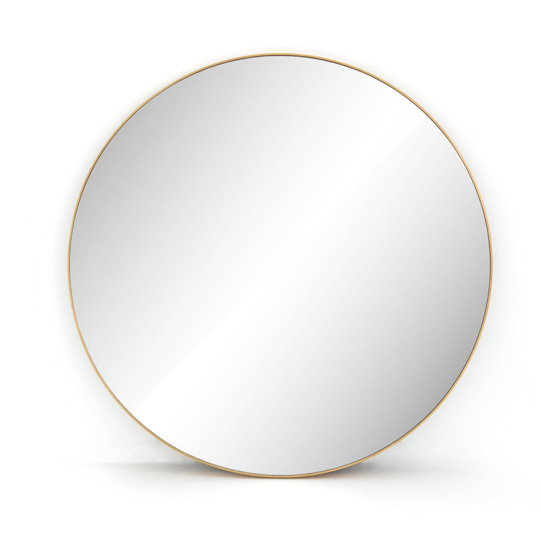 Mona Round Mirror - Polished Brass
