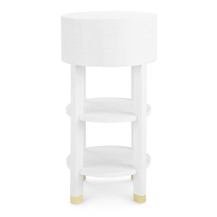 Nomad 1-Drawer Round Side Table - Available in 4 Colors