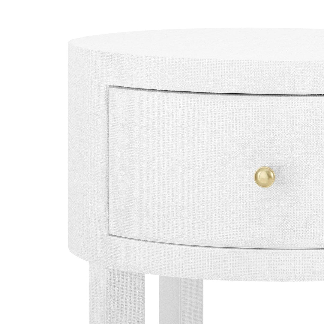 Nomad 1-Drawer Round Side Table - Available in 4 Colors