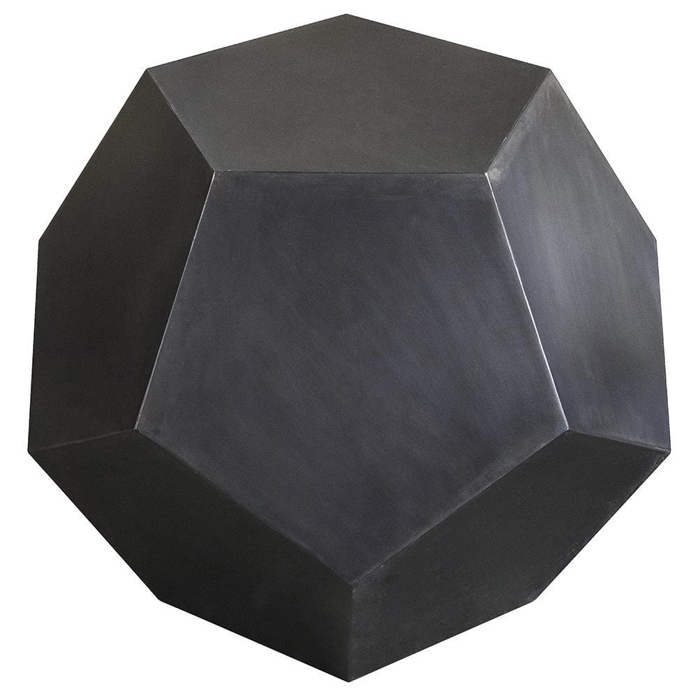 CFC Noir 12 Pentagon Side Table - Black CM172