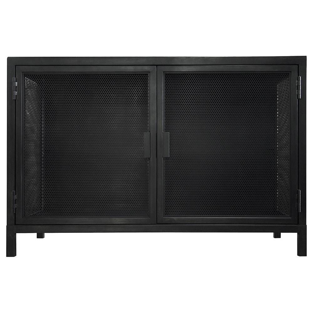 CFC Noir Beto 2 Door Cabinet - Black CM175