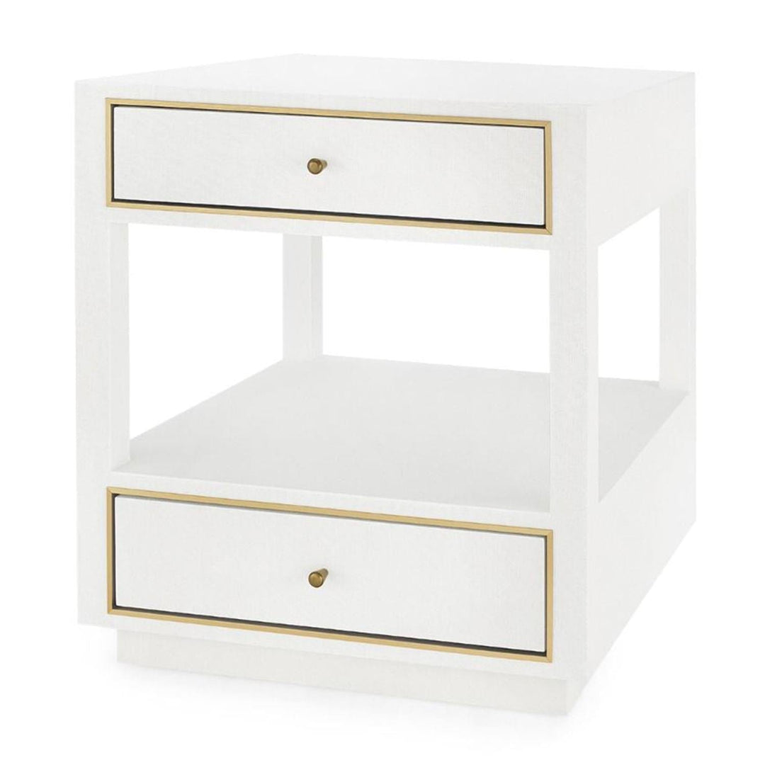 Nora 2-Drawer Side Table - Available in 2 Colors