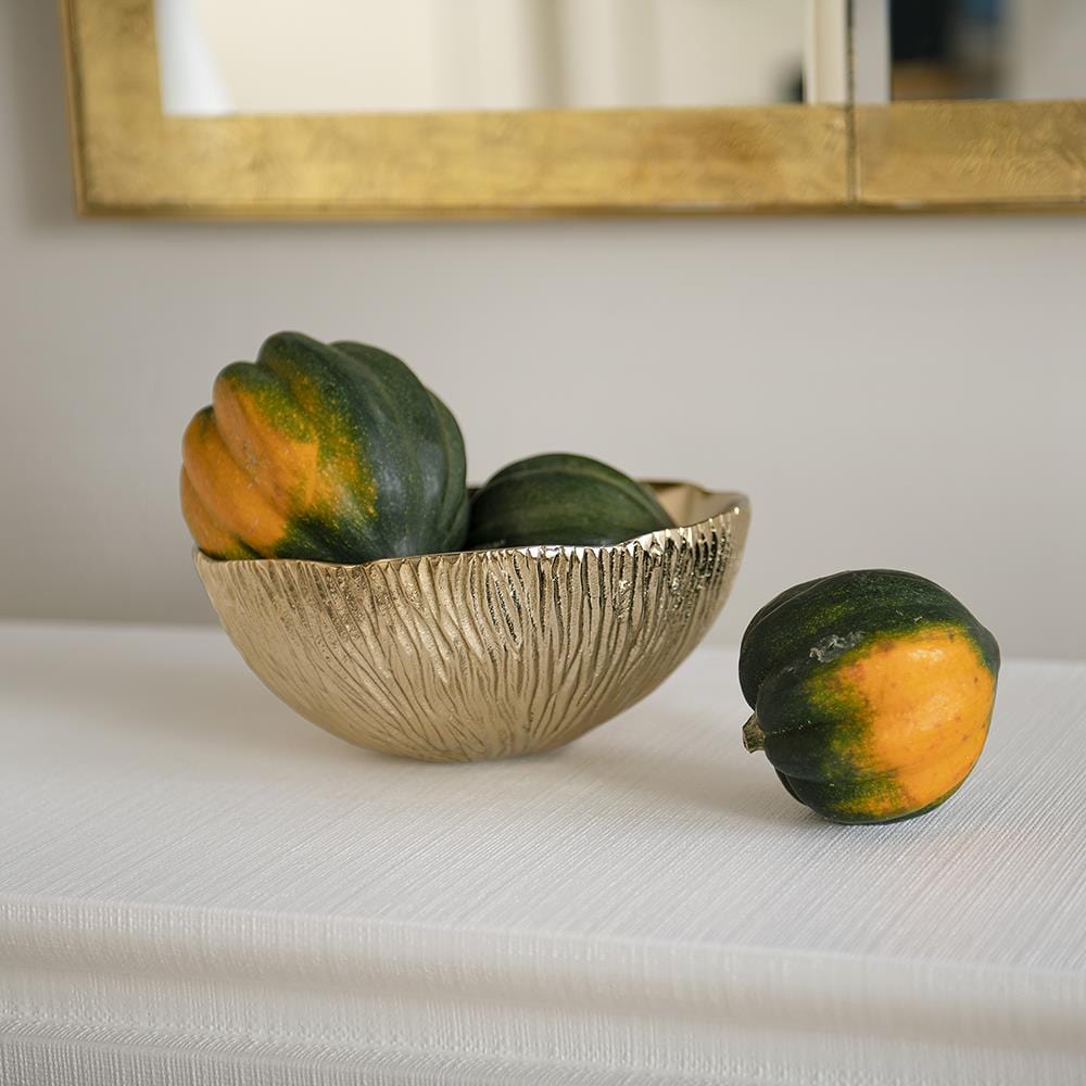 Coral Small Bowl - Brass Finish