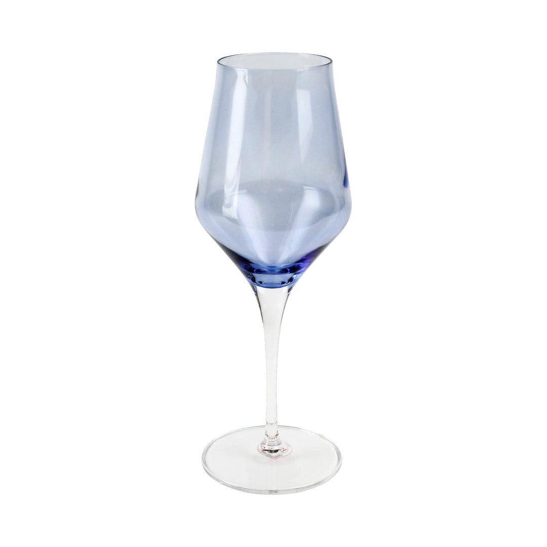 Vietri Vietri Contessa Blue Water Glass CTA-B8810