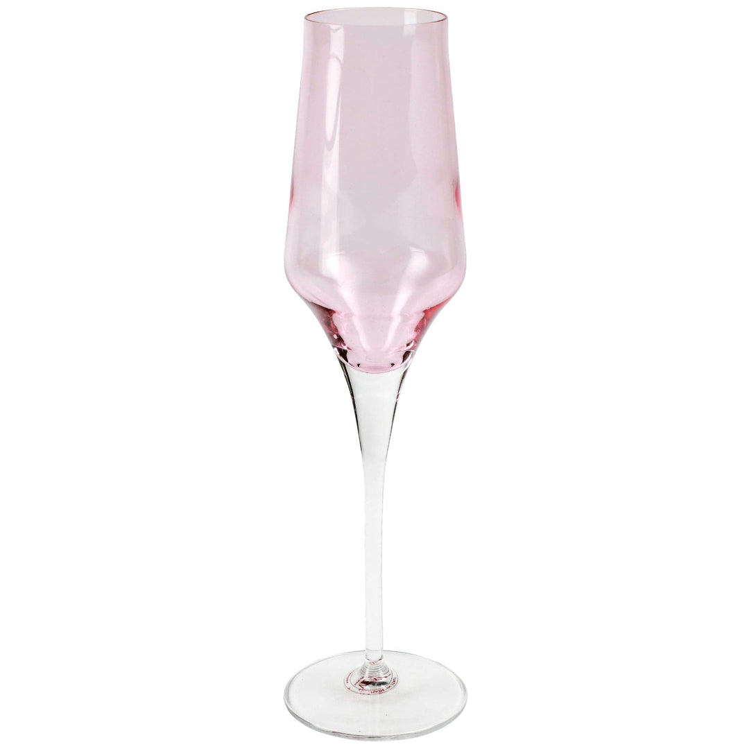 Vietri Vietri Contessa Pink Champagne Glass CTA-P8850