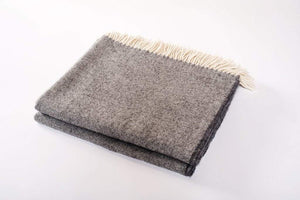 Harlow Henry Harlow Henry Merino Wool Collection Throw - 8 Available Colors Grey SCT05