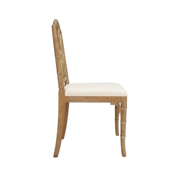 Worlds Away Worlds Away Fairfield Bamboo Dining Chair - Cerused Oak FAIRFIELD CO