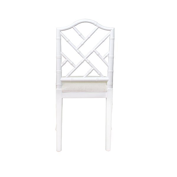 Worlds Away Worlds Away Fairfield Bamboo Dining Chair - Matte White Lacquer FAIRFIELD WH
