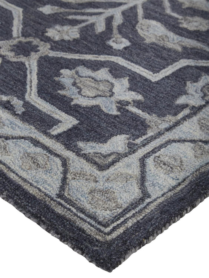 Feizy Feizy Fallon Traditional Oushak Flora & Fauna Rug - Odyssey Gray - Available in 6 Sizes