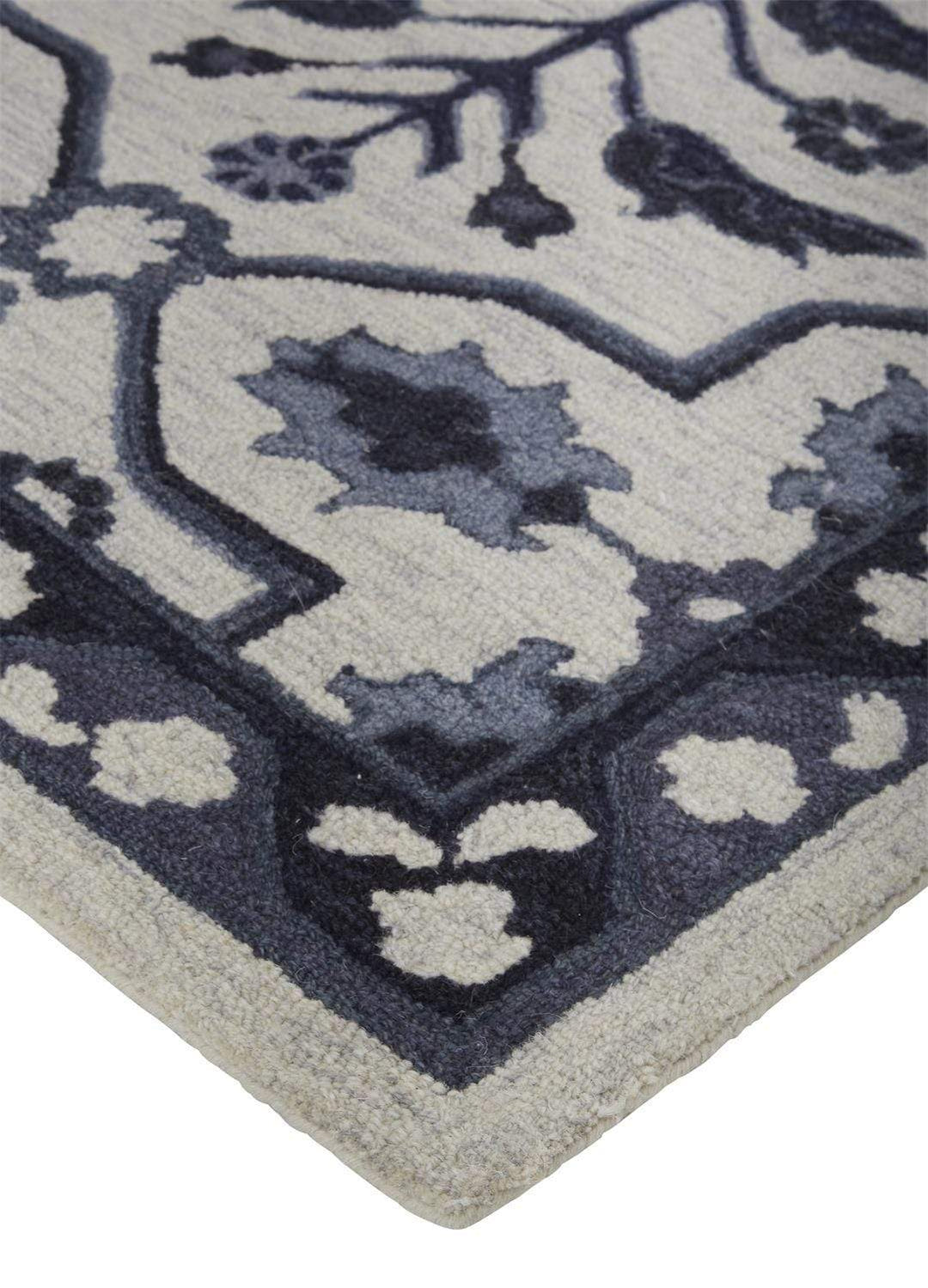 Feizy Feizy Fallon Traditional Oushak Flora & Fauna Rug - Warm Dark Gray - Available in 6 Sizes
