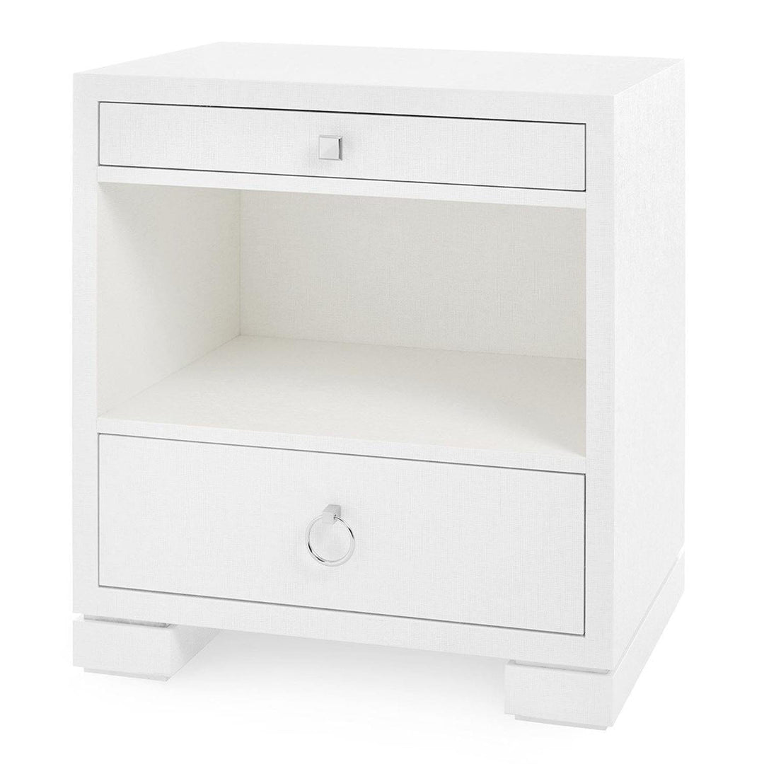 Ollie 2-Drawer Side Table - Available in 3 Colors