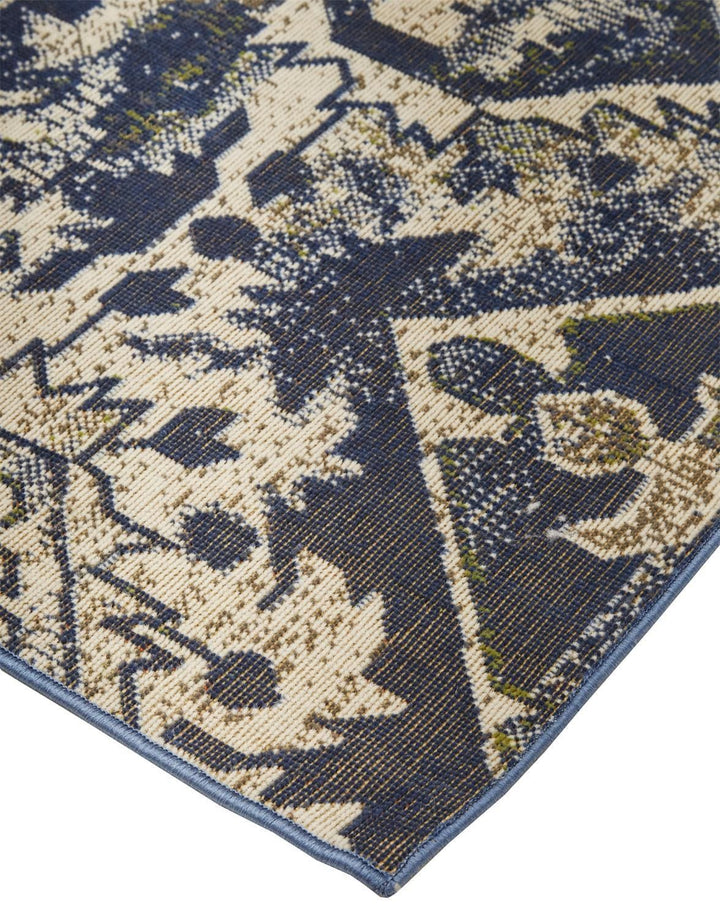 Feizy Feizy Foster Vintage Medallion Rug - Navy Blue & Gray - Available in 7 Sizes