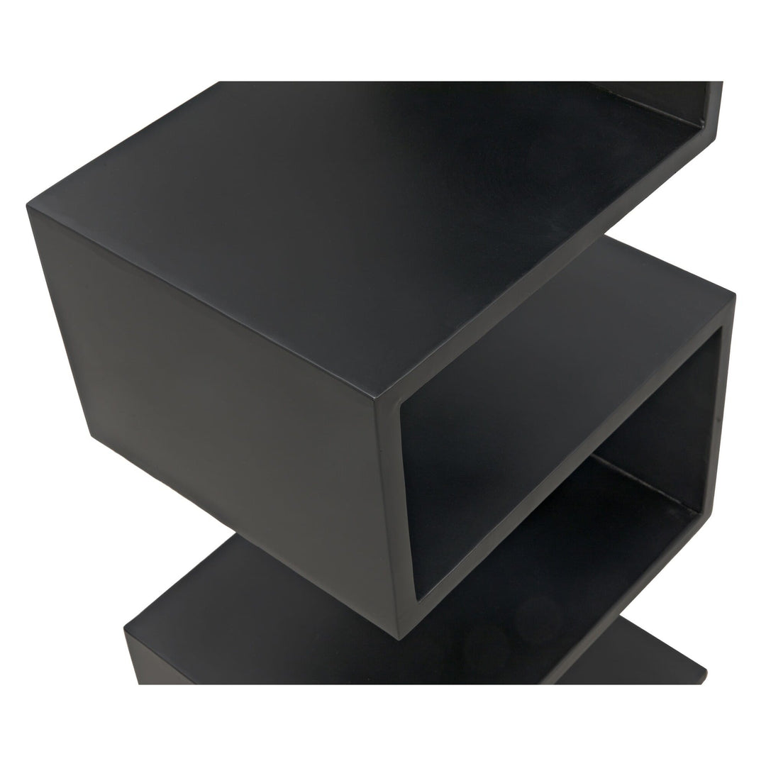 Nyla Bookcase - Black Steel
