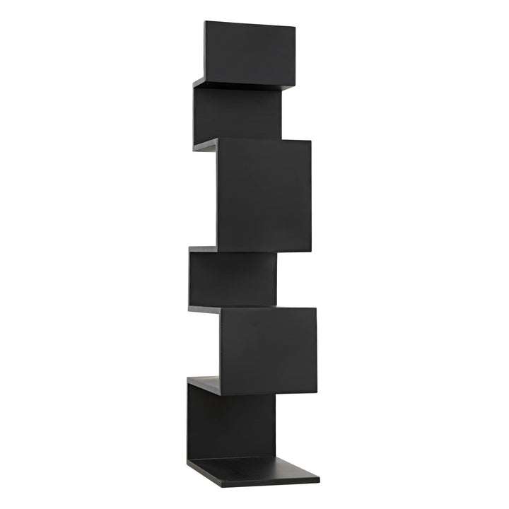Nyla Bookcase - Black Steel