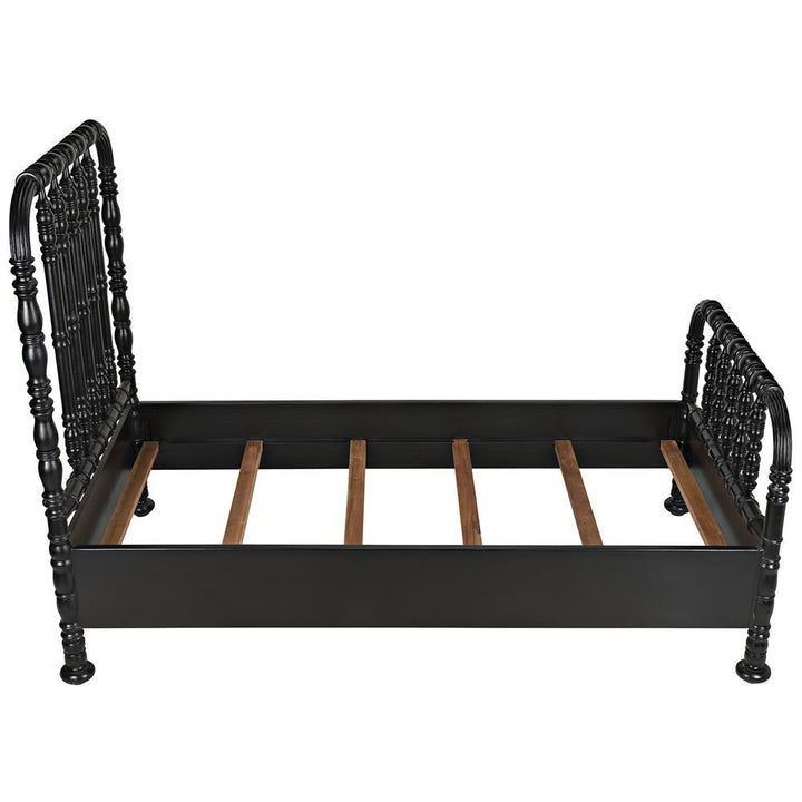 Bailey Hand Rubbed Black Twin Bed Frame