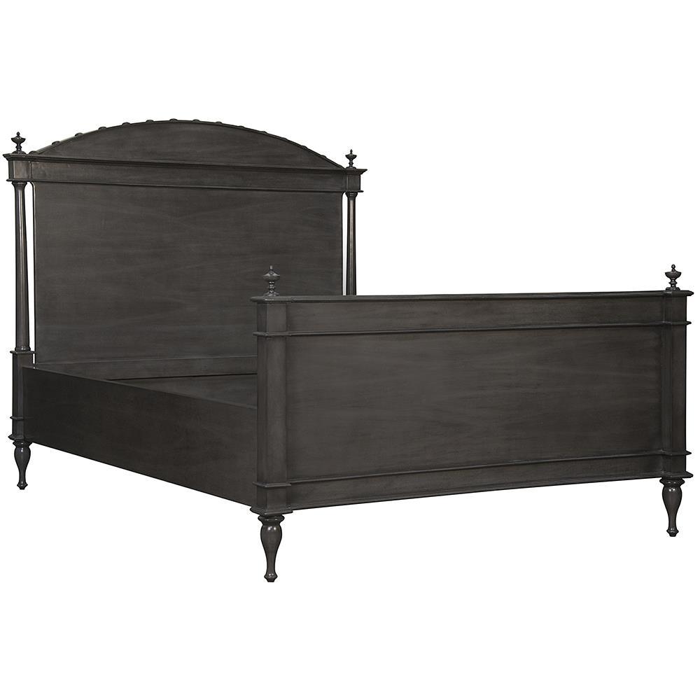Osian Brown and Black Eastern King Bed Frame