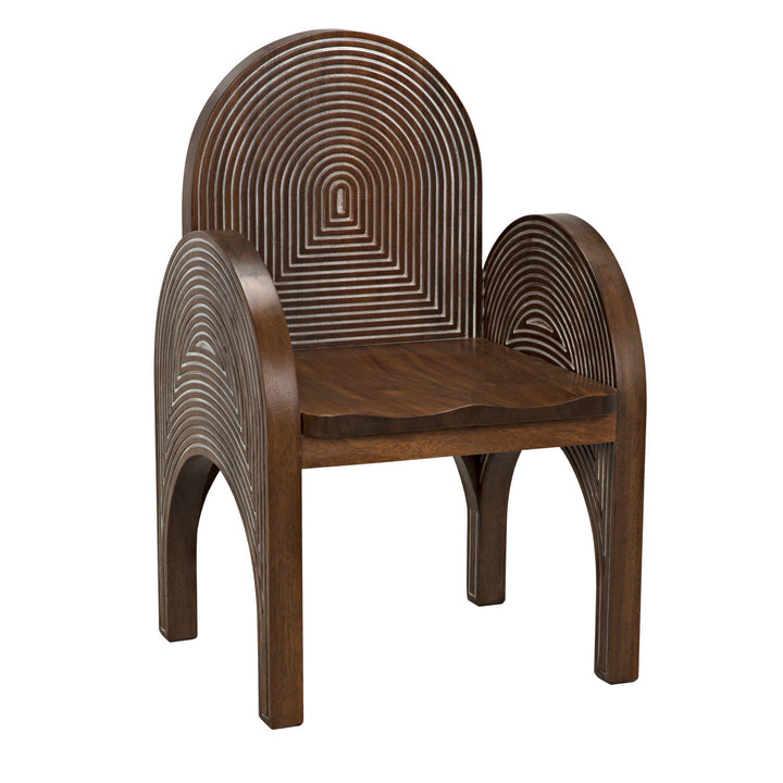 Austin Chair - Dark Walnut with Details