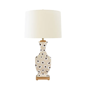 Worlds Away Handpainted Tole Table Lamp - Available in 4 Colors