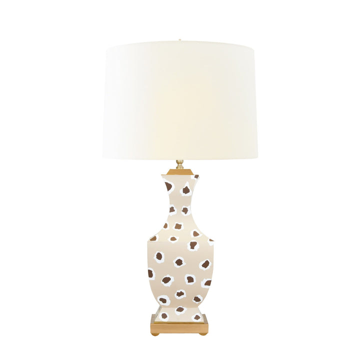 Handpainted Tole Table Lamp - Available in 4 Colors