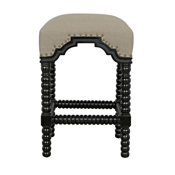 Amelia Counter Stool - Hand Rubbed Black