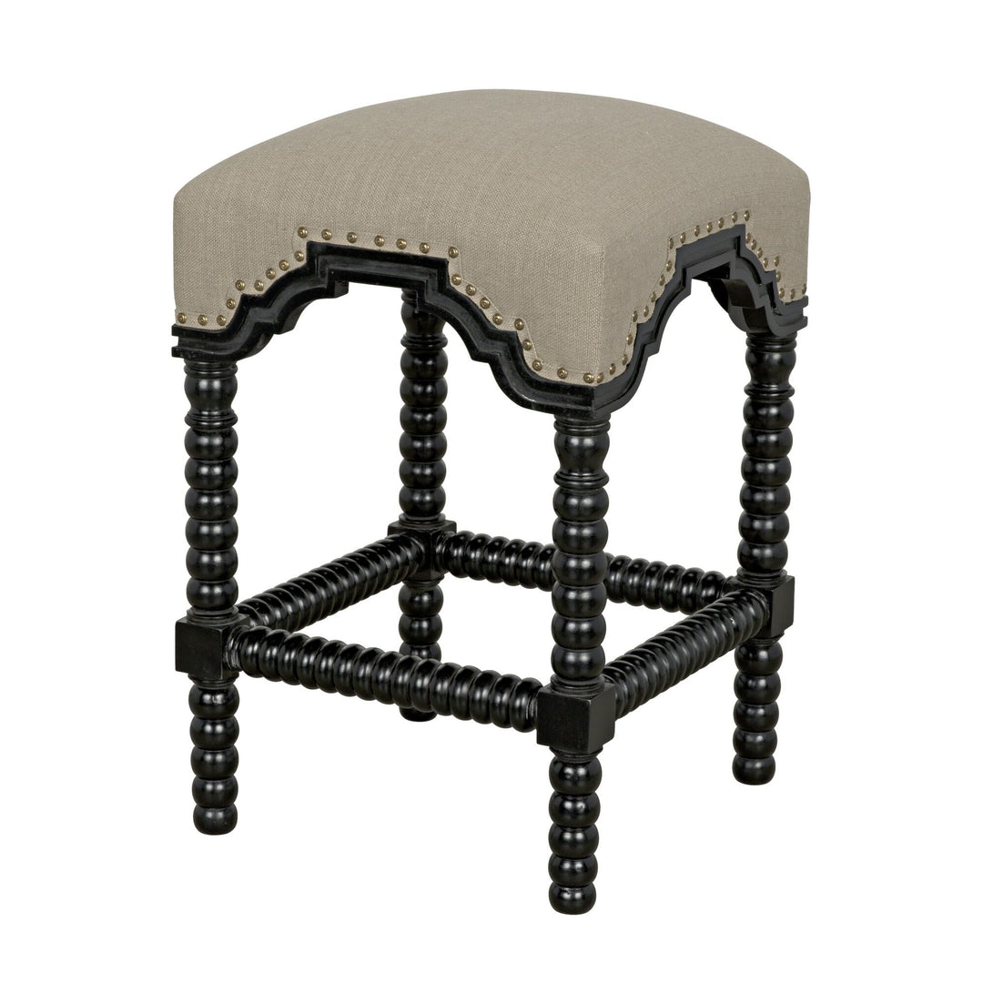 Amelia Counter Stool - Hand Rubbed Black