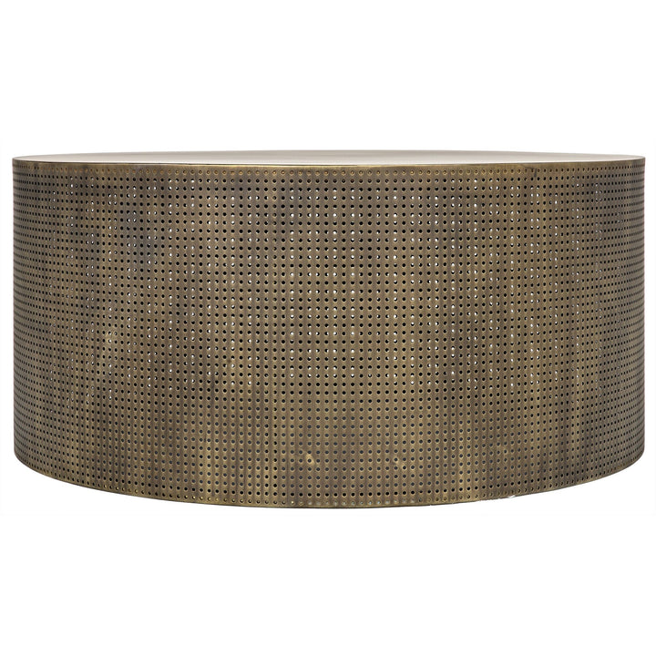 Collette Coffee Table - Steel with Aged Brass Finish