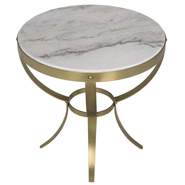 Boiron Side Table - Antique Brass