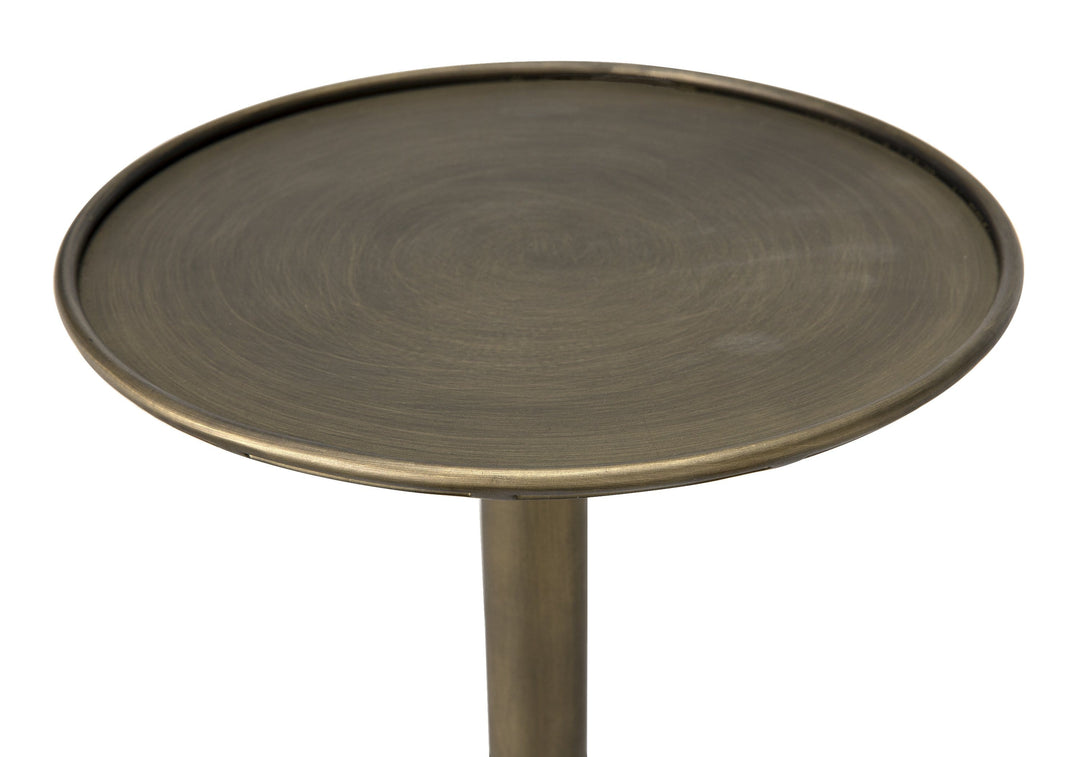Bassanio Side Table - Aged Brass