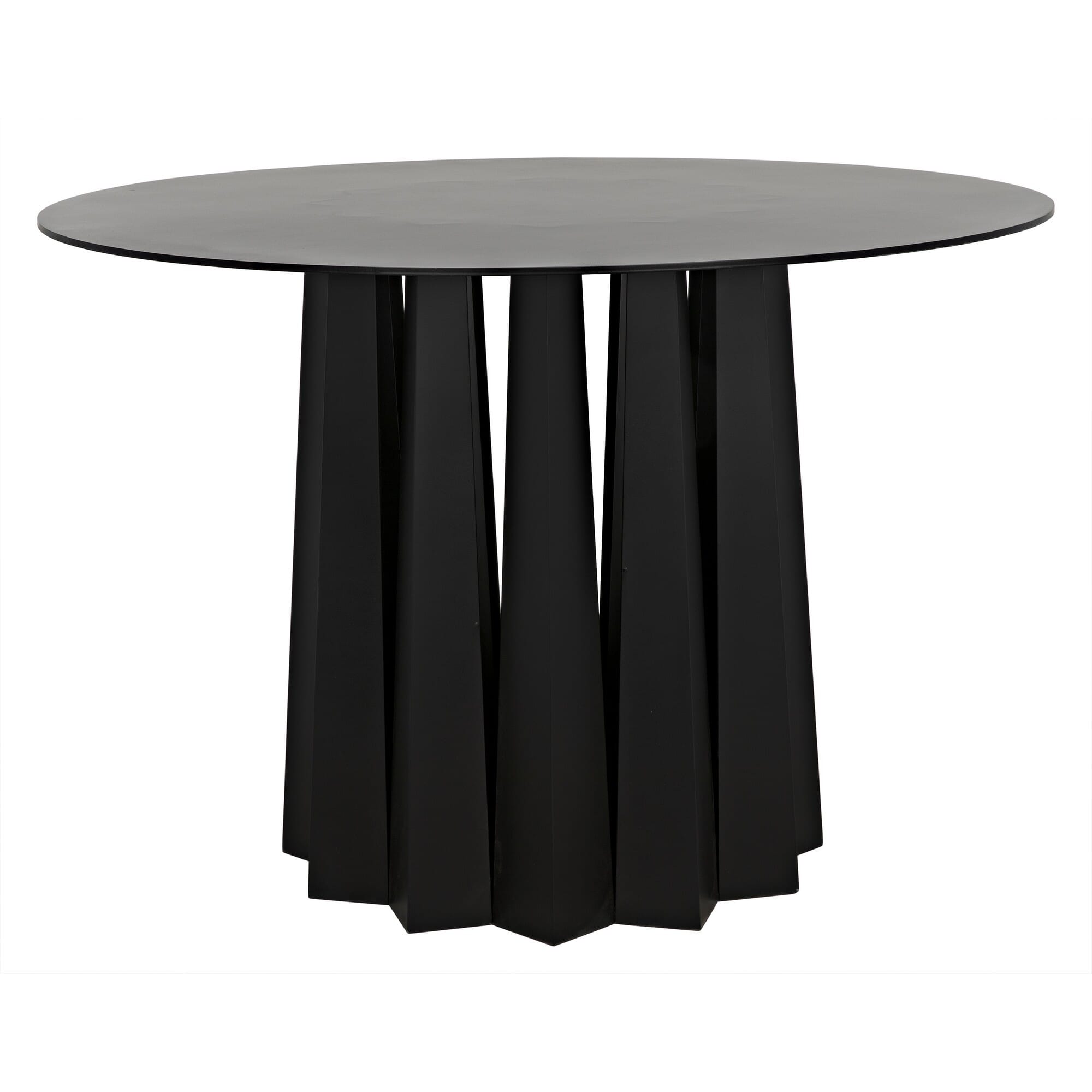 Diadema Dining Table - Black Steel