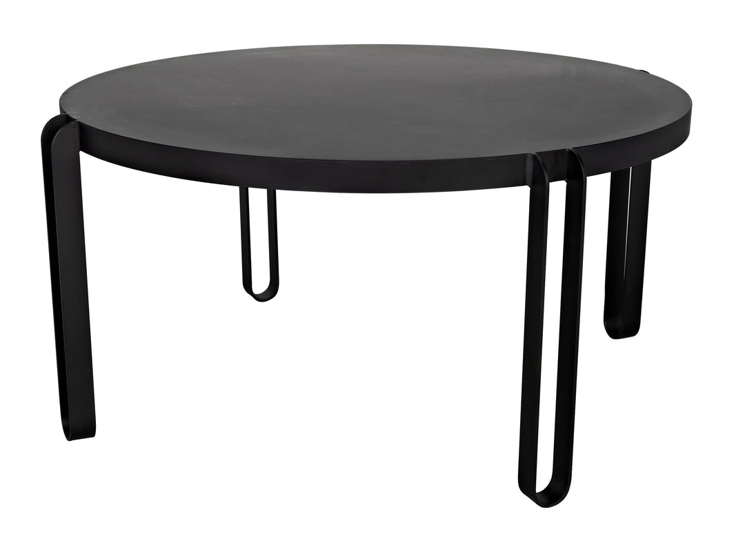 Maria Dining Table - Black Metal (Available in 2 Sizes)