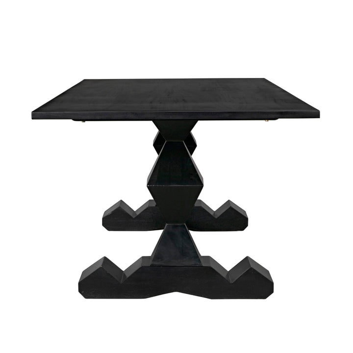 Lupe Dining Table - Hand Rubbed Black