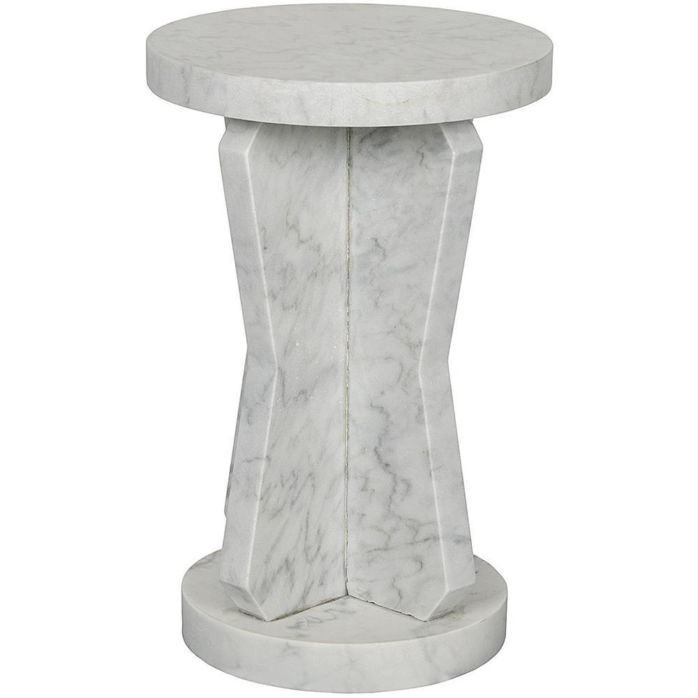 Hayes Marble Side Table - Natural