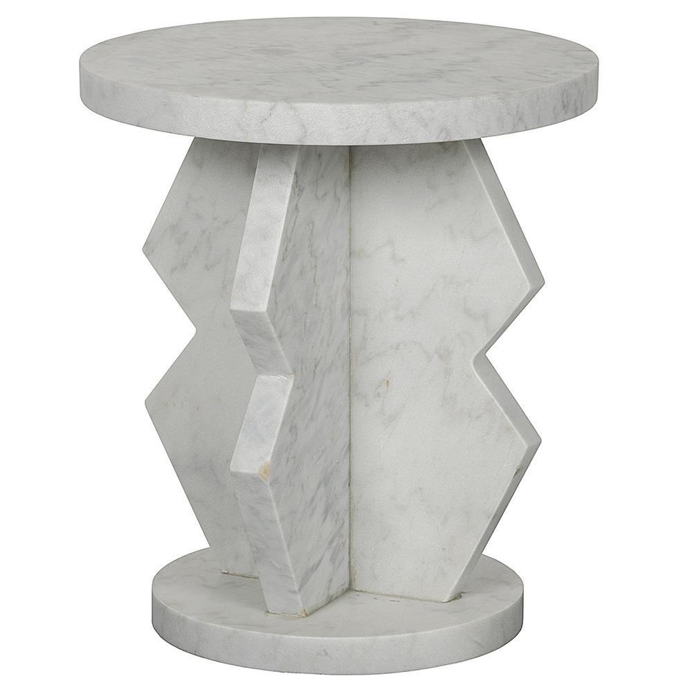 Baila Marble Side Table - Natural