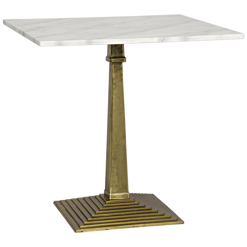 Clifford Side Table - Antique Brass