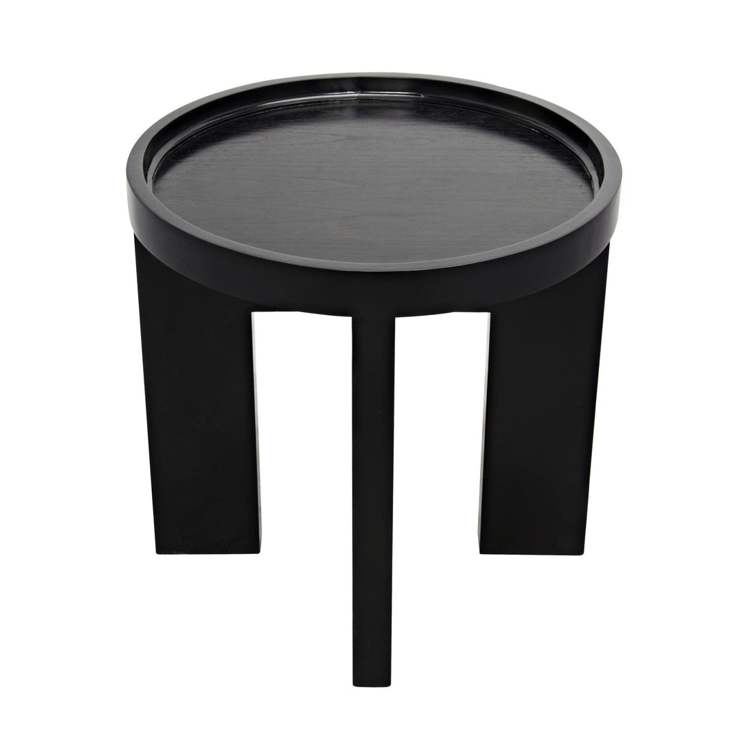 Edward Side Table - Hand Rubbed Black