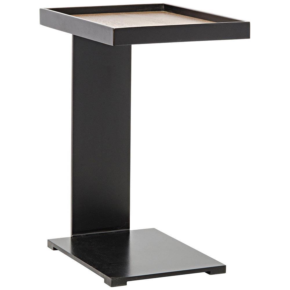 Levi Side Table with Black Metal
