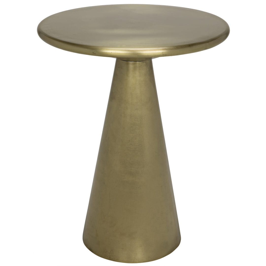 Elektra Side Table - Metal with Brass Finish