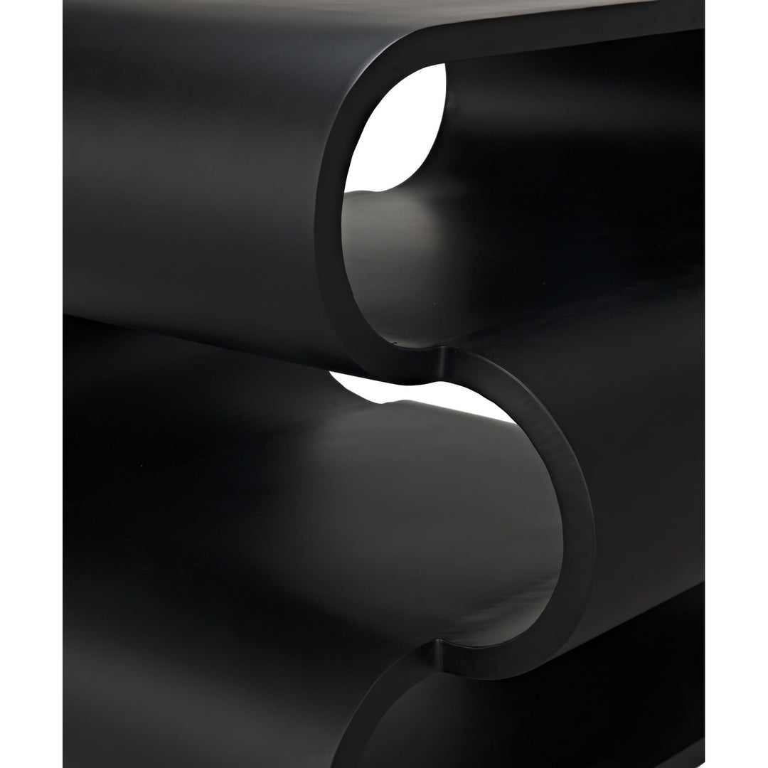 Elina Side Table - Black Steel