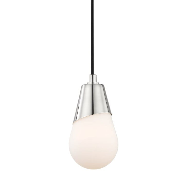 Hudson Valley Lighting Hudson Valley Lighting Mitzi Cora 1 Light Pendant - Available in 3 Colors Polished Nickel H101701-PN