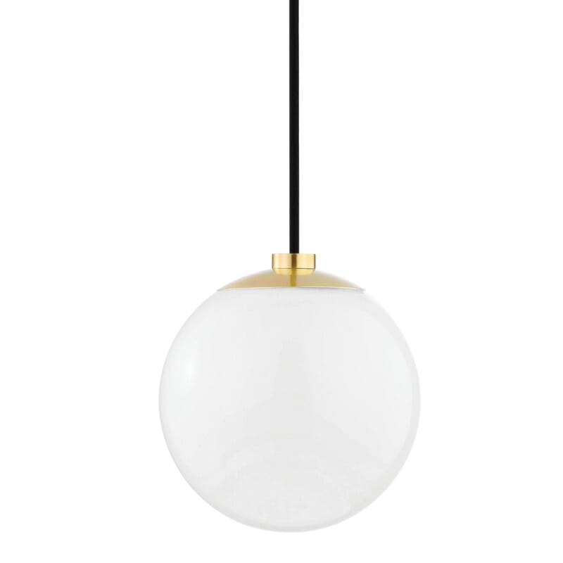 Hudson Valley Lighting Hudson Valley Lighting Mitzi Stella 1 Light Pendant - Available in 3 Colors Aged Brass H105701-AGB